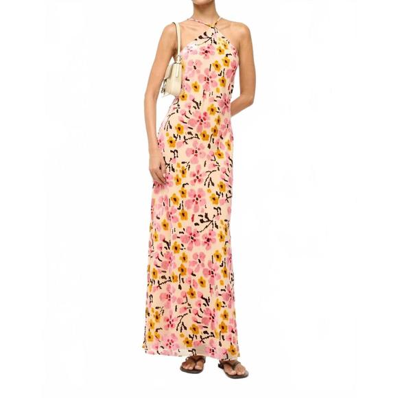 NEW STAUD cubism dress in blossom floral tapestry - Picture 1 of 6